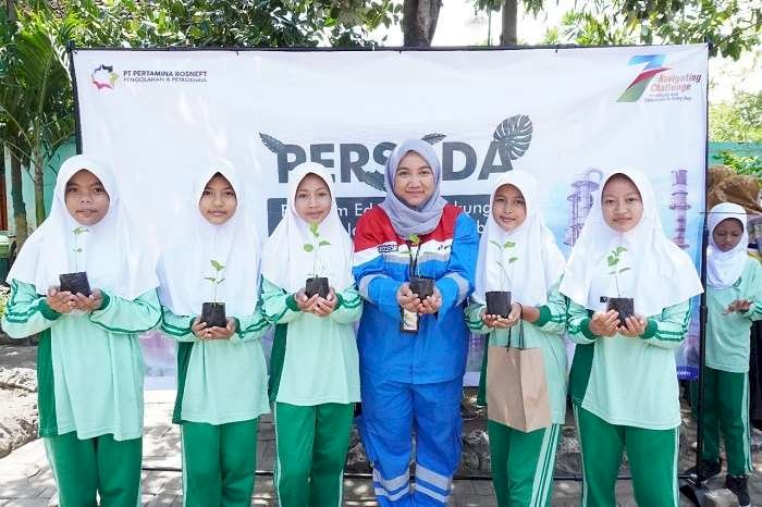 PRPP Edukasi Cara Tanam Sayuran Melalui Urban Farming untuk Siswa Madrasah di Tuban