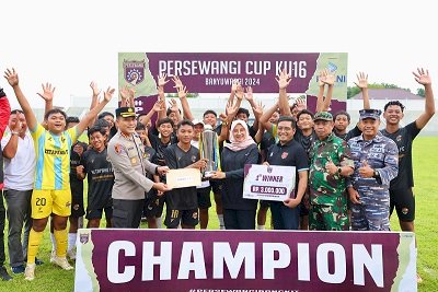 Bupati Ipuk Apresiasi Penyelenggaraan Persewangi Cup U-16