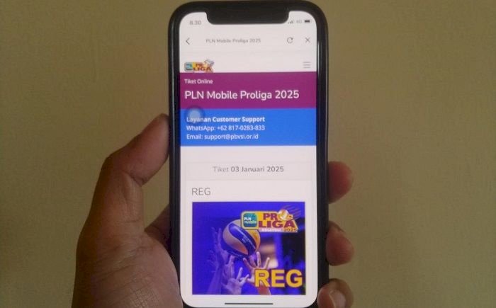 Pembelian Tiket Proliga 2025, Pekan Pertama Tersedia di PLN Mobile