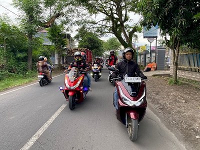 Komunitas Honda PCX Meriahkan Peluncuran New Honda PCX160