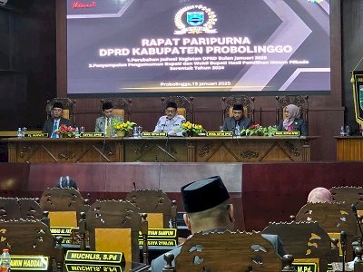 DPRD Kabupaten Probolinggo Gelar Rapat Paripurna