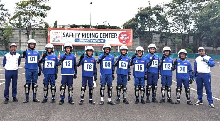 MPM Safety Riding Center, Jadi Pusat Pelatihan Berkendara Aman di Jatim