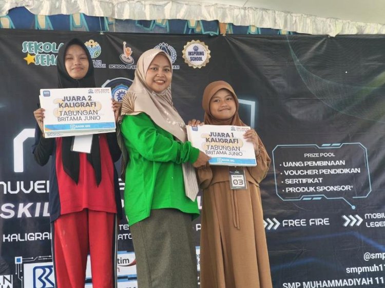 BRI BO Rajawali Dukung Open School Muven Competition SMP Muhammadiyah 11 Surabaya