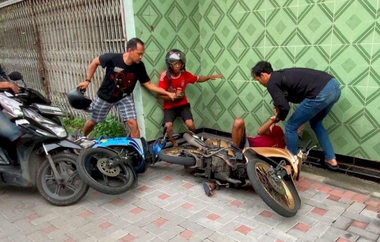 Dua Maling Curi Motor tanpa Kunci T