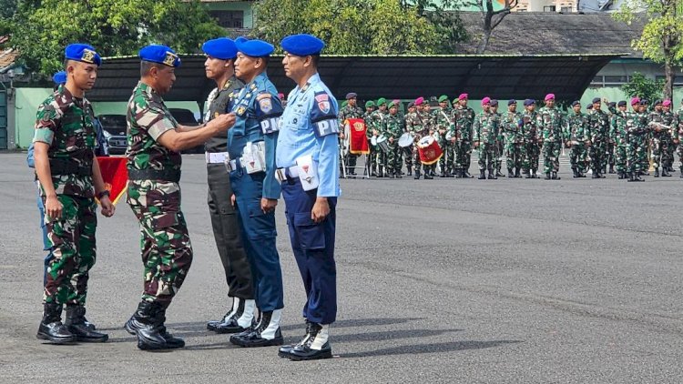 Polisi Militer TNI Gelar Upacara Gaktib dan Yustisi