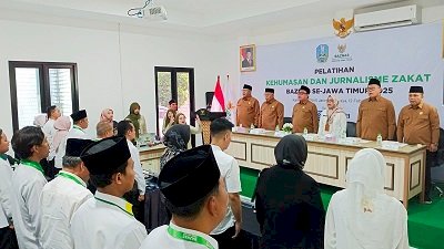 Baznas Jatim Gelar Pelatihan Kehumasan dan Jurnalisme Zakat