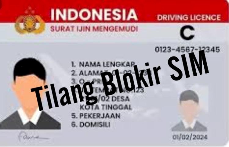 Hati-Hati Bila Tertilang SIM akan Diblokir